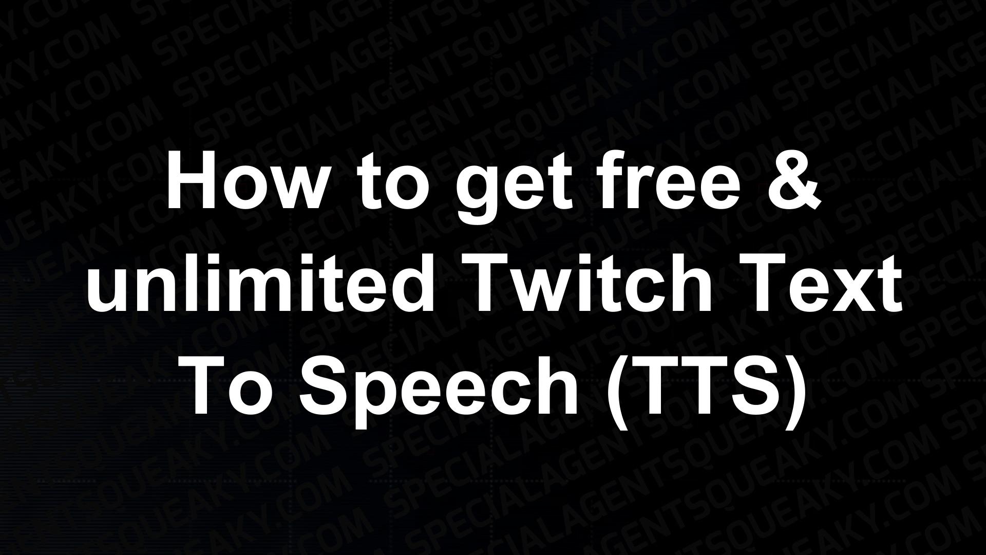 funny text to speech twitch chat